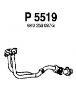 FENNO STEEL - P5519 - Трубопровод выпускной VW POLO 1.6 95-01